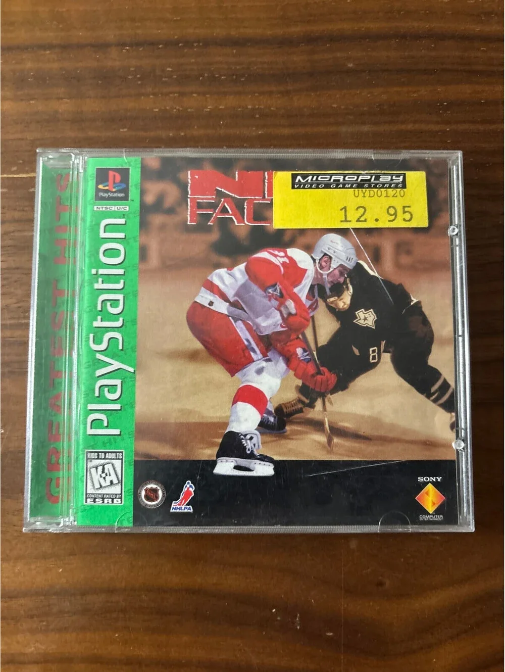 NHL FaceOff (Sony PlayStation 1, 1995)
